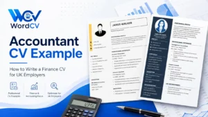 Accountant CV example for UK employers with Assistant Accountant and Management Accountant CVs